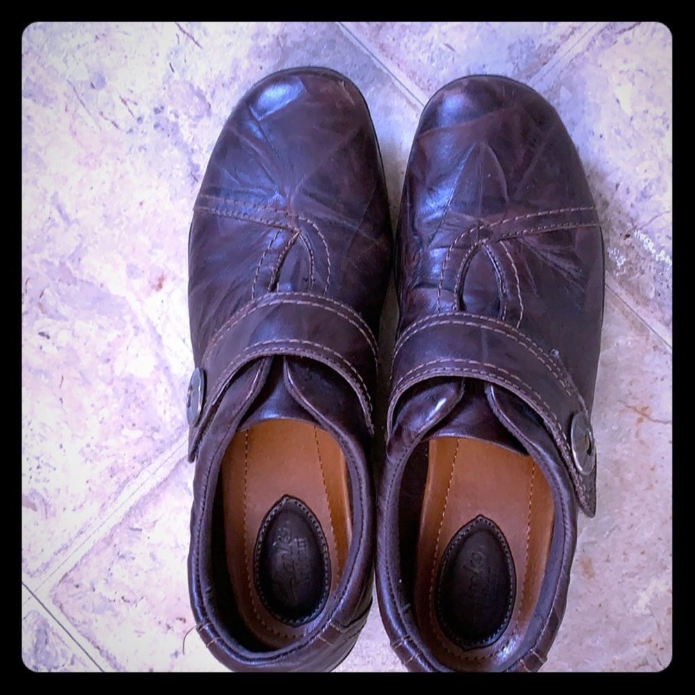 Clarks shoes, flat